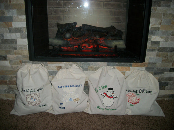 Christmas Bags - Forever Stitches