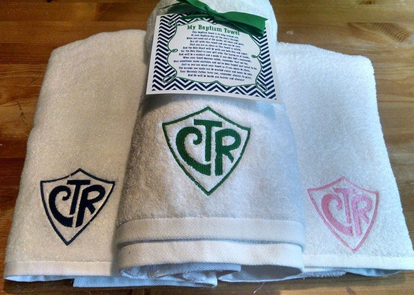 CTR Towel with Name - Forever Stitches